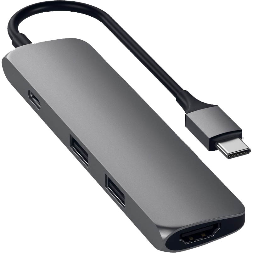 USB-хаб Satechi Aluminum Type-C Slim Multi-Port Adapter 4K Space Gray (ST-CMAM), Alum Type-C Slim MultiPort 4K Space Gray (ST-CMAM)
USB-хаб Satechi Aluminum Type-C Slim Multi-Port Adapter 4K Space Gray (ST-CMAM), Alum Type-C Slim MultiPort 4K Space Gray (ST-CMAM)