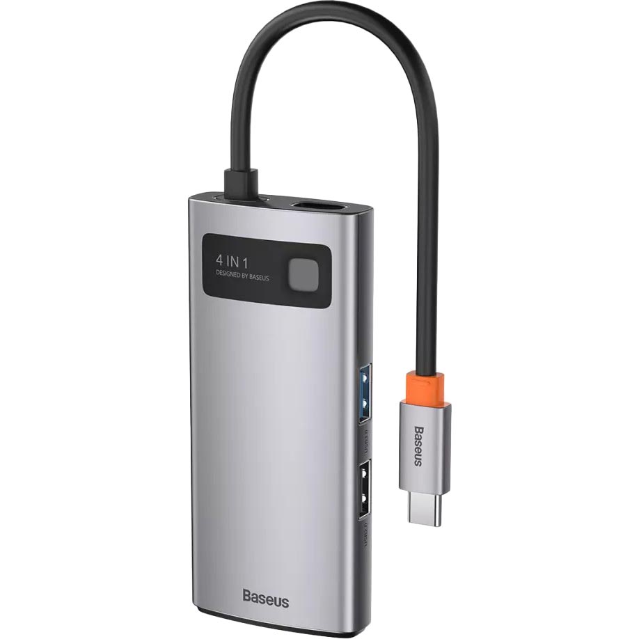 USB-хаб BASEUS Metal Gleam Series 4-in-1 (2xUSB3.0+4KHD+Type-C) (32013), Metal Gleam Series 4-in-1 (2xUSB3.0+4KHD+Type-C)
USB-хаб BASEUS Metal Gleam Series 4-in-1 (2xUSB3.0+4KHD+Type-C) (32013), Metal Gleam Series 4-in-1 (2xUSB3.0+4KHD+Type-C)