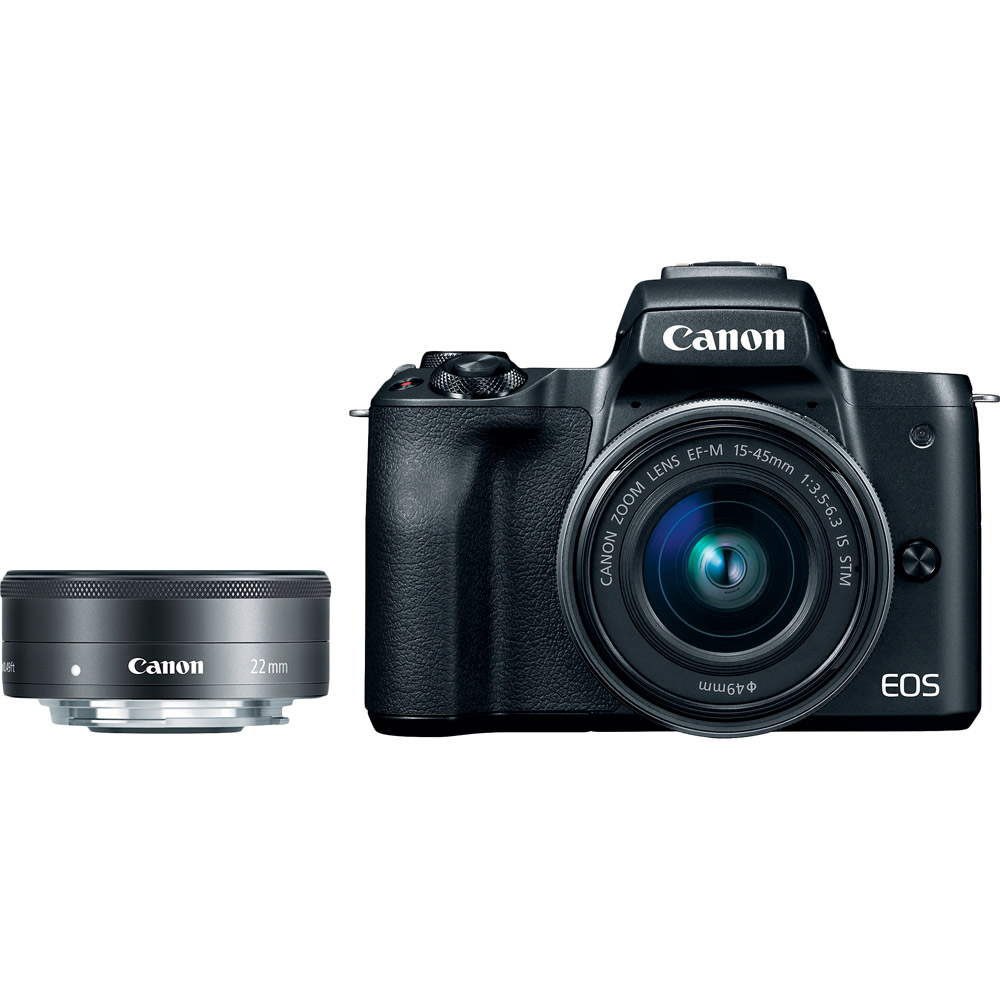 Фотоаппарат CANON EOS M50 + 15-45 IS STM + 22 STM Double Kit Black (2680C055), EOS M50+15-45 IS STM+22 STM Double Kit Black
Фотоаппарат CANON EOS M50 + 15-45 IS STM + 22 STM Double Kit Black (2680C055), EOS M50+15-45 IS STM+22 STM Double Kit Black