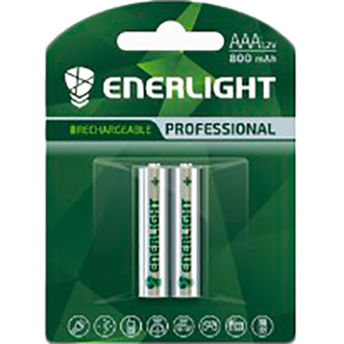 Аккумулятор Enerlight Professional AAA 800 мАч Ni-MH 2 шт (30310102), Акк. Professional AAA 800mAh 2шт./уп.
Аккумулятор Enerlight Professional AAA 800 мАч Ni-MH 2 шт (30310102), Акк. Professional AAA 800mAh 2шт./уп.