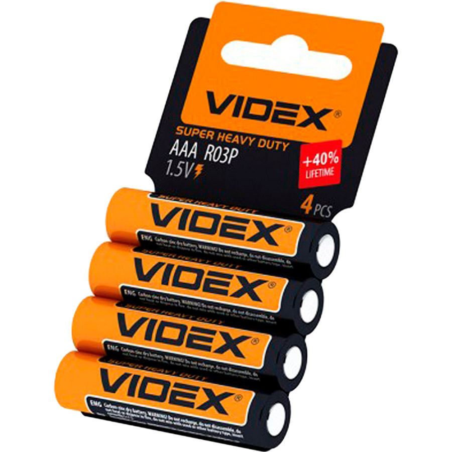 Батарейки VIDEX R03P/AAA Blister 4 шт (21160), Батарейка R03P/AAA,Сол,Blister/4pcs SHRINK CARD
Батарейки VIDEX R03P/AAA Blister 4 шт (21160), Батарейка R03P/AAA,Сол,Blister/4pcs SHRINK CARD
