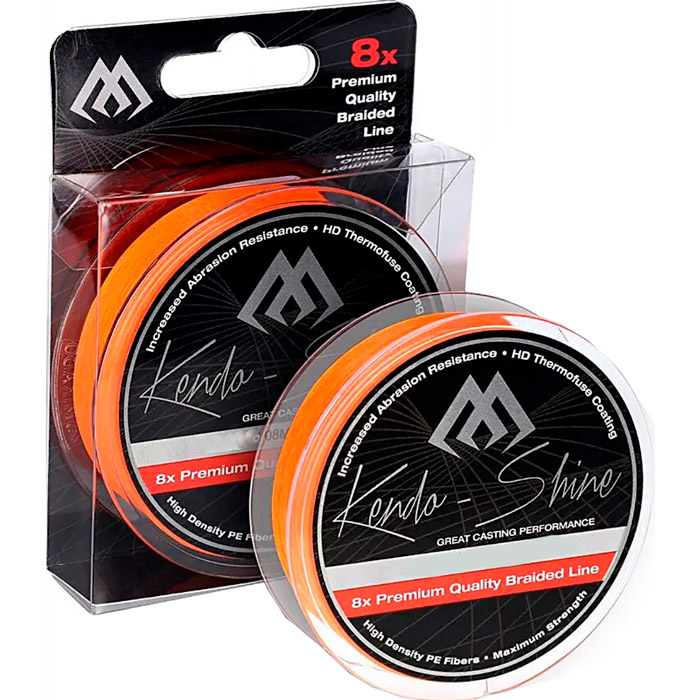 Шнур MIKADO Kendo Shine Braid 300 м fluo orange (ZKS00O-300-023), Шнур Kendo Shine Braid 300м 0.23мм 21.75кг
Шнур MIKADO Kendo Shine Braid 300 м fluo orange (ZKS00O-300-023), Шнур Kendo Shine Braid 300м 0.23мм 21.75кг