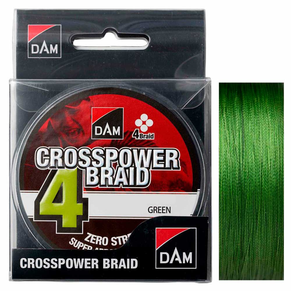 Шнур DAM Crosspower 4-Braid 110 м 0.22 мм 11.3 кг/ 25Lb green, Шнур Crosspower 4-Braid 110м 0.22мм 11.3кг/
Шнур DAM Crosspower 4-Braid 110 м 0.22 мм 11.3 кг/ 25Lb green, Шнур Crosspower 4-Braid 110м 0.22мм 11.3кг/