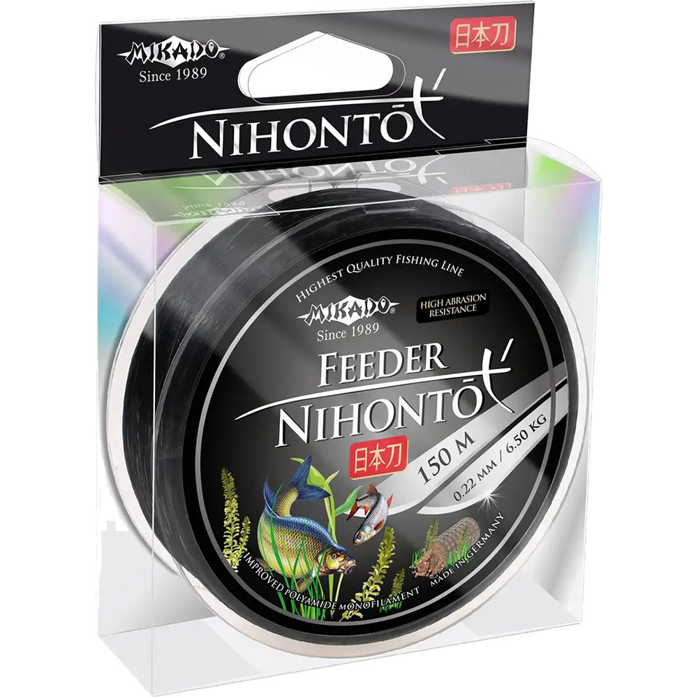 Леска MIKADO Nihonto Feeder 150 м 0.26 мм 8.5 кг Black (ZNF-026), Жилка Nihonto Feeder 150м 0.26мм 8.5кг (чорна)
Леска MIKADO Nihonto Feeder 150 м 0.26 мм 8.5 кг Black (ZNF-026), Жилка Nihonto Feeder 150м 0.26мм 8.5кг (чорна)