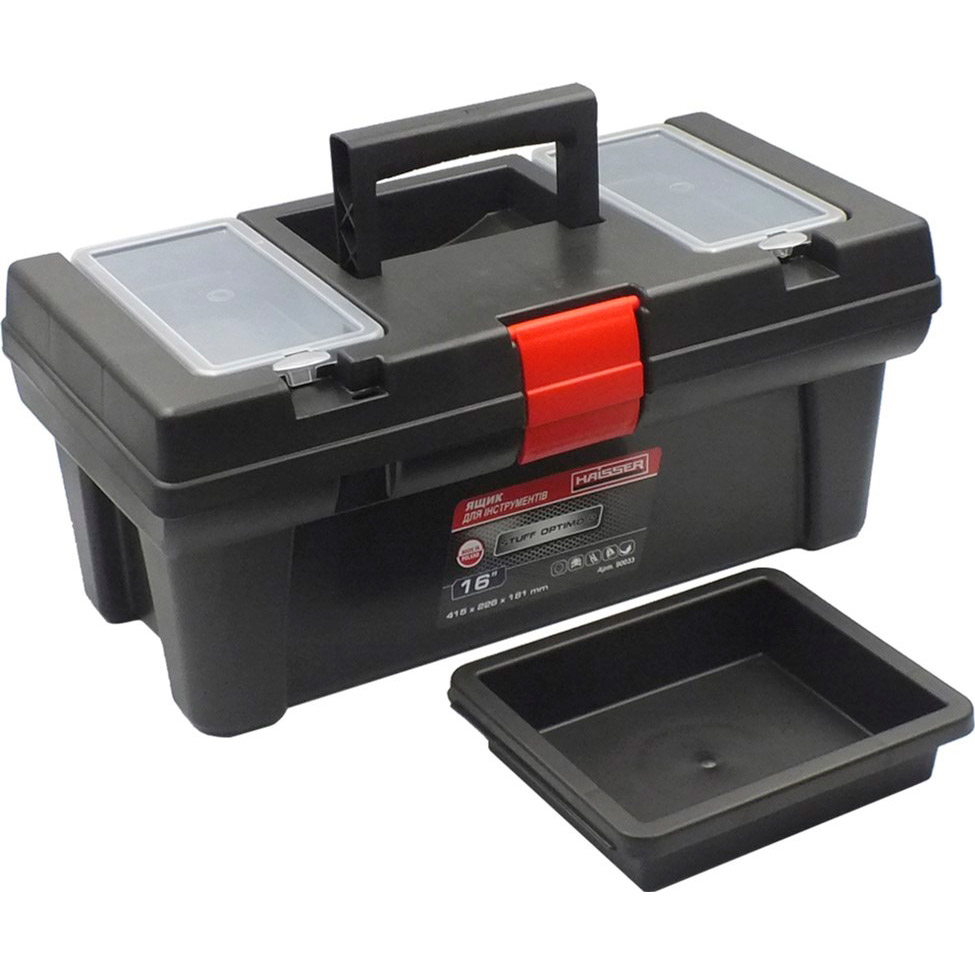 Ящик для инструментов HAISSER 16" Stuff Optimo P (90033), (90033) Ящик для інструментів 16" Stuff Optimo P
Ящик для инструментов HAISSER 16" Stuff Optimo P (90033), (90033) Ящик для інструментів 16" Stuff Optimo P