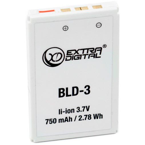 Аккумулятор EXTRADIGITAL Nokia BLD-3 750 mAh (BMN6287), Nokia BLD-3 (750 mAh) - BMN6287
Аккумулятор EXTRADIGITAL Nokia BLD-3 750 mAh (BMN6287), Nokia BLD-3 (750 mAh) - BMN6287