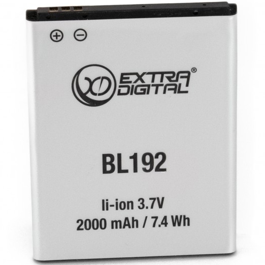 Аккумулятор EXTRADIGITAL для Lenovo BL192 2000 mAh (BML6377), Lenovo BL192 (2000 mAh) - BML6377
Аккумулятор EXTRADIGITAL для Lenovo BL192 2000 mAh (BML6377), Lenovo BL192 (2000 mAh) - BML6377
