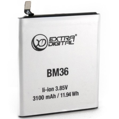 Аккумулятор EXTRADIGITAL для Xiaomi Mi 5S (BM36) 3100 mAh (BMX6470), Xiaomi Mi 5S (BM36) 3100 mAh - BMX6470
Аккумулятор EXTRADIGITAL для Xiaomi Mi 5S (BM36) 3100 mAh (BMX6470), Xiaomi Mi 5S (BM36) 3100 mAh - BMX6470