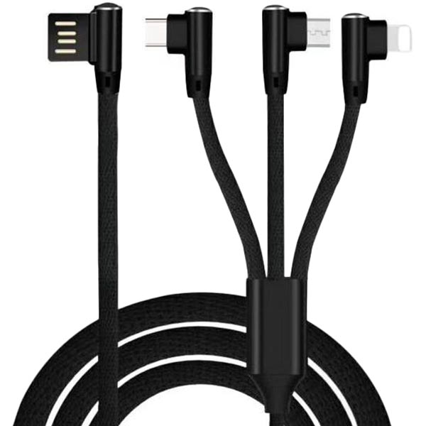 Кабель XoKo USB - Lightning/Micro-USB/USB Type-C 1.20 м Black (SC-340-BK), SC-340 Lightning Micro USB Type-C 1.20 м Black
Кабель XoKo USB - Lightning/Micro-USB/USB Type-C 1.20 м Black (SC-340-BK), SC-340 Lightning Micro USB Type-C 1.20 м Black