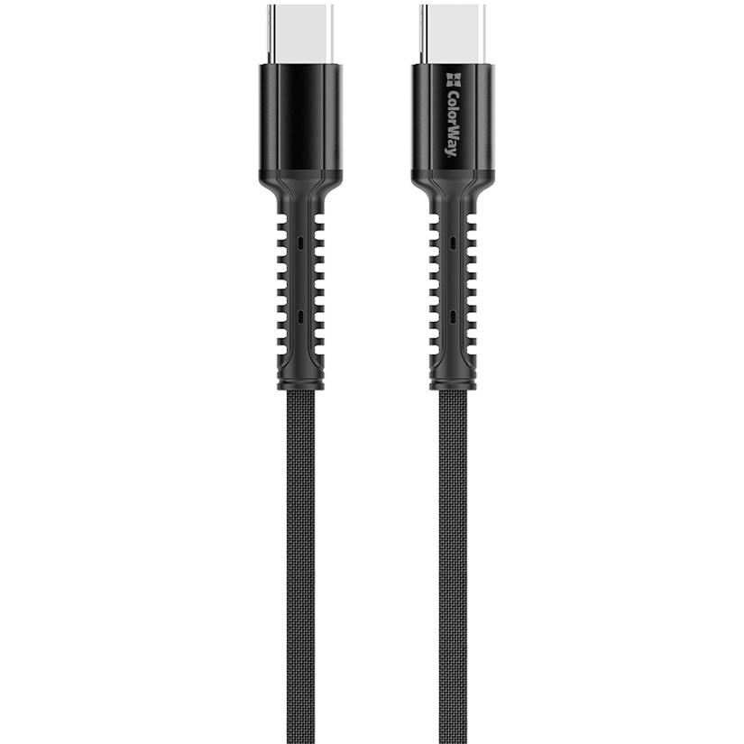 Кабель COLORWAY USB Type-С - USB Type-С 1м Grey (CW-CBPDCC030-GR), Type-C (PD Fast Charging) 3.0А (68W) 1м Grey
Кабель COLORWAY USB Type-С - USB Type-С 1м Grey (CW-CBPDCC030-GR), Type-C (PD Fast Charging) 3.0А (68W) 1м Grey