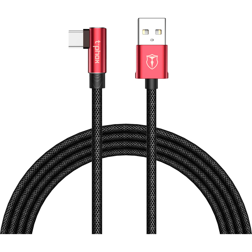 Кабель T-PHOX Champion T-C804 USB - USB Type-C Gaming 1.2 м Black/Red (), Champion T-C804 Type-C for Gaming- 3A - 1.2m
Кабель T-PHOX Champion T-C804 USB - USB Type-C Gaming 1.2 м Black/Red (), Champion T-C804 Type-C for Gaming- 3A - 1.2m