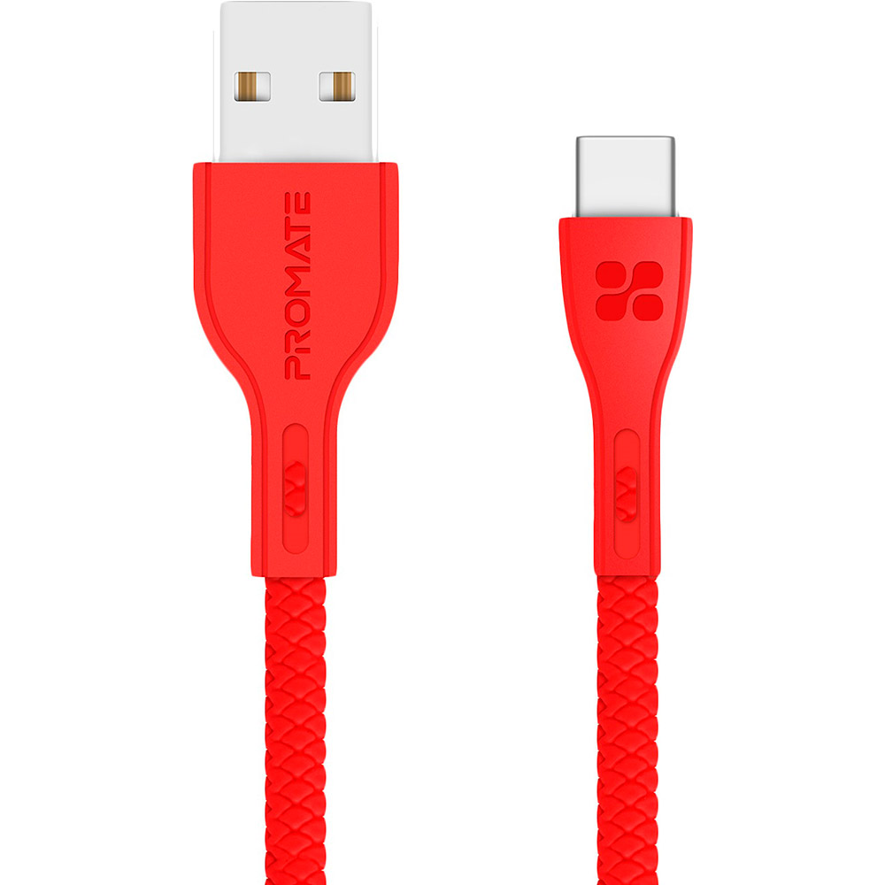 Кабель Promate USB - USB Type-C 1.2 м Red (powerbeam-c.red), Кабель USB-USB Type-C powerbeam-c.red
Кабель Promate USB - USB Type-C 1.2 м Red (powerbeam-c.red), Кабель USB-USB Type-C powerbeam-c.red