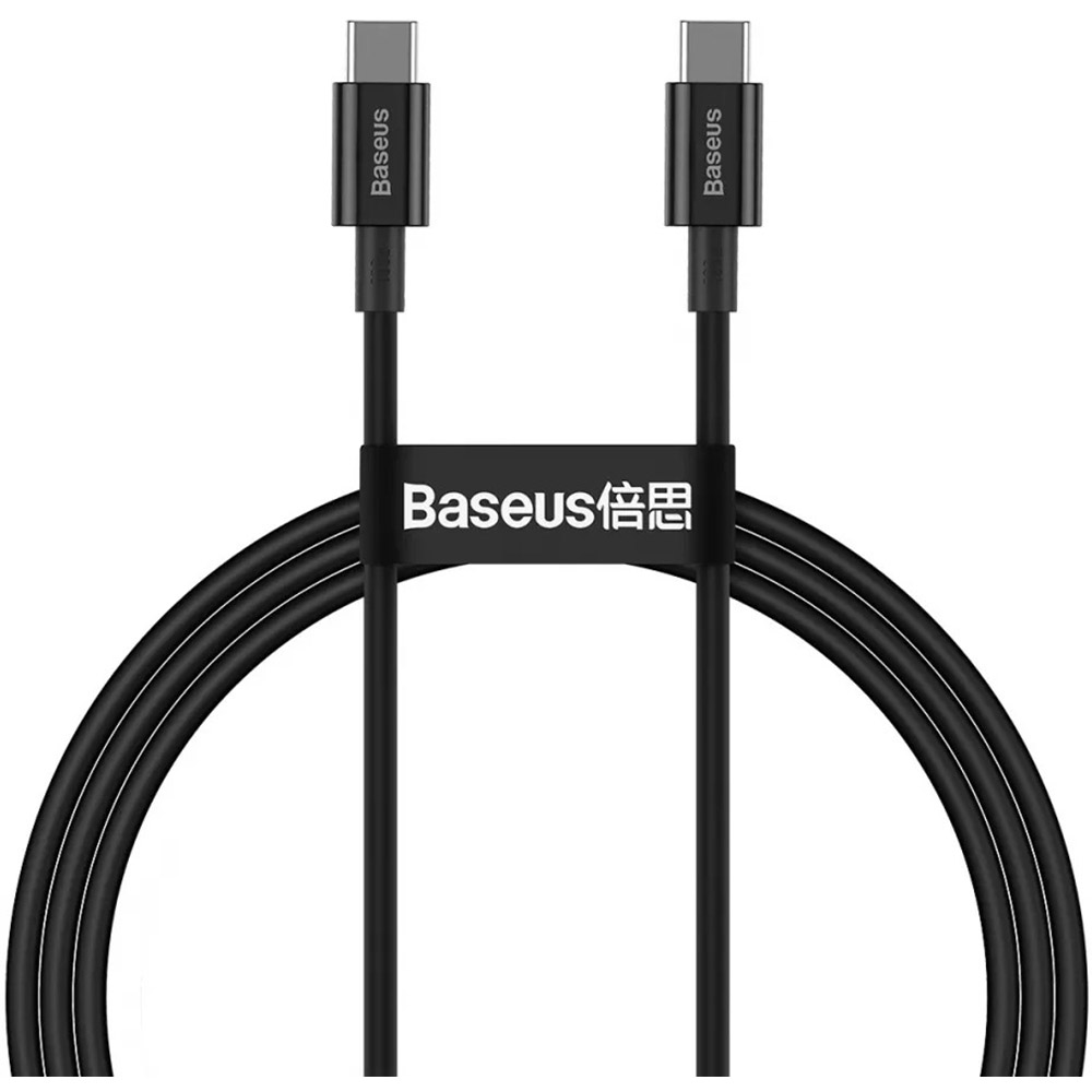 Кабель BASEUS Superior Series Type-C to Type-C PD 100W 1 м Black, Superior Series Type-C to Type-C PD 100W (1m)
Кабель BASEUS Superior Series Type-C to Type-C PD 100W 1 м Black, Superior Series Type-C to Type-C PD 100W (1m)