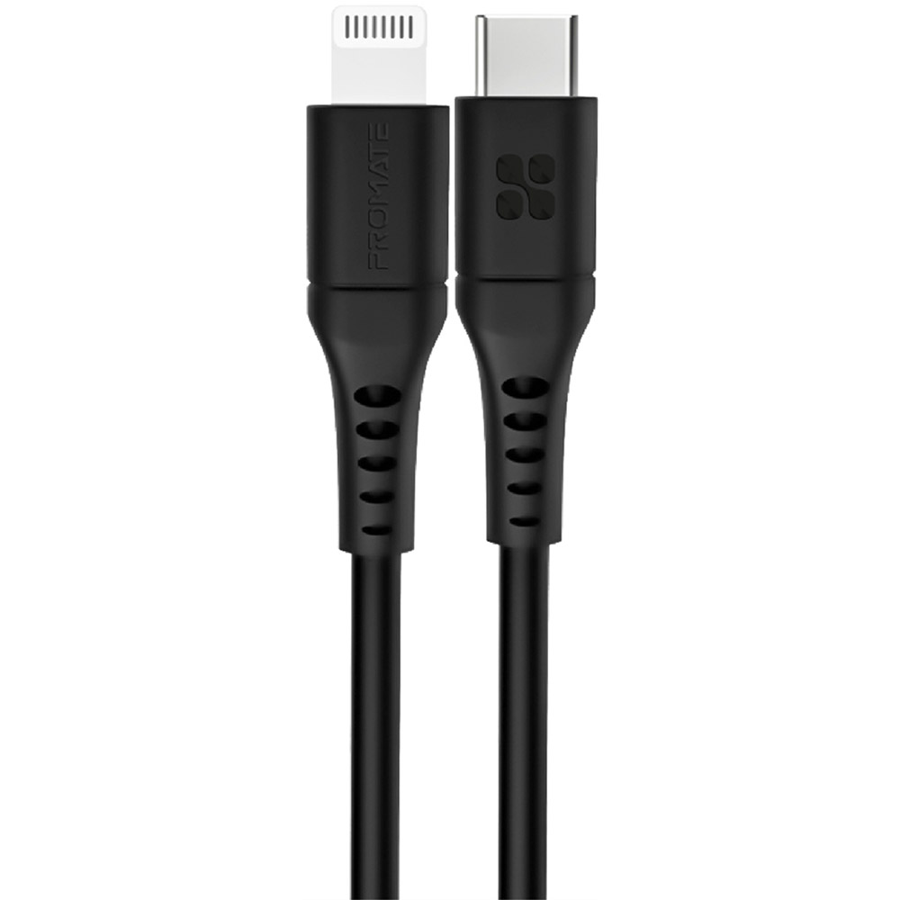 Кабель PROMATE Powerlink 200 USB Type-C - Lightning 2 м Black (powerlink-200.black), Lightning-Type-C powerlink-200.black
Кабель PROMATE Powerlink 200 USB Type-C - Lightning 2 м Black (powerlink-200.black), Lightning-Type-C powerlink-200.black