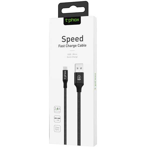 Кабель T-PHOX Speed T-M810 Micro-USB - 1.2 м Black, Speed T-M810 Micro USB - 1.2m
Кабель T-PHOX Speed T-M810 Micro-USB - 1.2 м Black, Speed T-M810 Micro USB - 1.2m