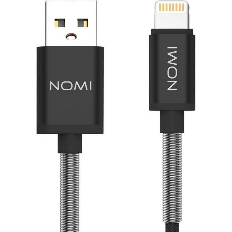 Кабель NOMI DCMQ 10i USB Lightning 1 м black (316213), DCMQ 10i USB Lightning 1м black
Кабель NOMI DCMQ 10i USB Lightning 1 м black (316213), DCMQ 10i USB Lightning 1м black