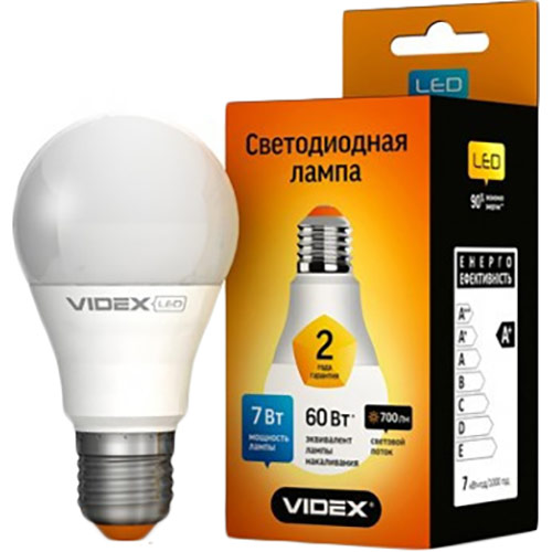 Светодиодная лампа VIDEX LED A60e 7W E27 4100K 220V (23488), LED лампа A60e 7W E27 4100K 220V
Светодиодная лампа VIDEX LED A60e 7W E27 4100K 220V (23488), LED лампа A60e 7W E27 4100K 220V