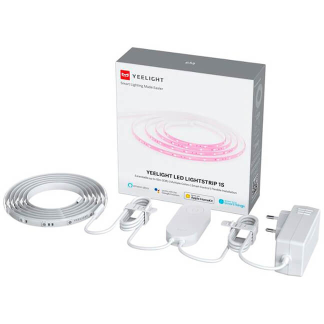 Светодиодная лента YEELIGHT LED Lightstrip Plus 1S RGB Wi-Fi 2м (YLDD05YL), Світл. стрічка та керуючий блок LED Lightstrip
Светодиодная лента YEELIGHT LED Lightstrip Plus 1S RGB Wi-Fi 2м (YLDD05YL), Світл. стрічка та керуючий блок LED Lightstrip