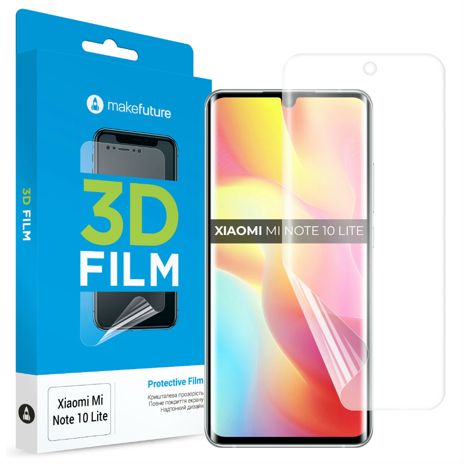 Защитная пленка MAKEFUTURE Xiaomi Mi Note 10 Lite 3D Film (MFT-XMN10L), Xiaomi Mi Note 10 Lite 3D Film (MFT-XMN10L)
Защитная пленка MAKEFUTURE Xiaomi Mi Note 10 Lite 3D Film (MFT-XMN10L), Xiaomi Mi Note 10 Lite 3D Film (MFT-XMN10L)