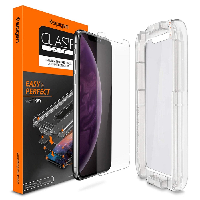 Защитное стекло SPIGEN iPhone 11 Pro Max/Xs Max Glas.tR EZ Fit (065GL24819), iPhone 11 Pro Max/Xs Max Glas.tR EZ Fit, (1Pack)
Защитное стекло SPIGEN iPhone 11 Pro Max/Xs Max Glas.tR EZ Fit (065GL24819), iPhone 11 Pro Max/Xs Max Glas.tR EZ Fit, (1Pack)