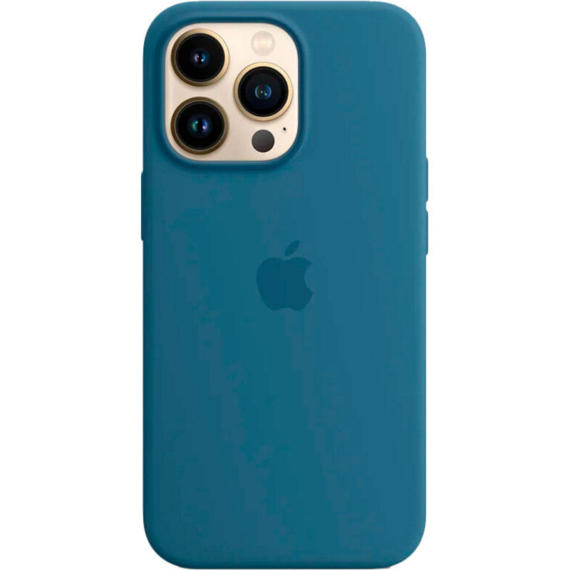 Чехол Apple MagSafe Silicone Case для Apple iPhone 13 Pro Blue Jay (MM2G3ZE/A), iPhone 13 Pro Silicone Case with MagSafe -
Чехол Apple MagSafe Silicone Case для Apple iPhone 13 Pro Blue Jay (MM2G3ZE/A), iPhone 13 Pro Silicone Case with MagSafe -