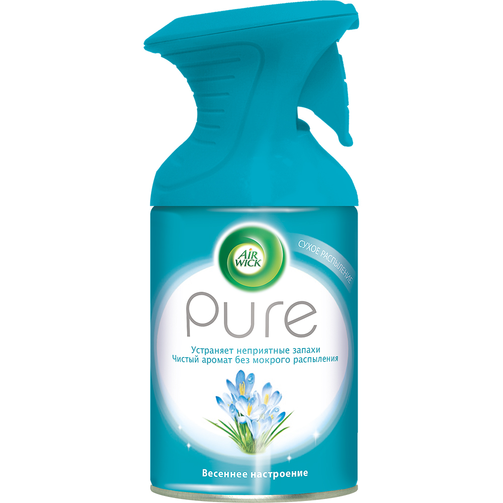 Аэрозольный освежитель воздуха AIRWICK PURE Весеннее настроение 250 мл (5011417563878), освежитель PURE Весеннее настроение 250 мл
Аэрозольный освежитель воздуха AIRWICK PURE Весеннее настроение 250 мл (5011417563878), освежитель PURE Весеннее настроение 250 мл