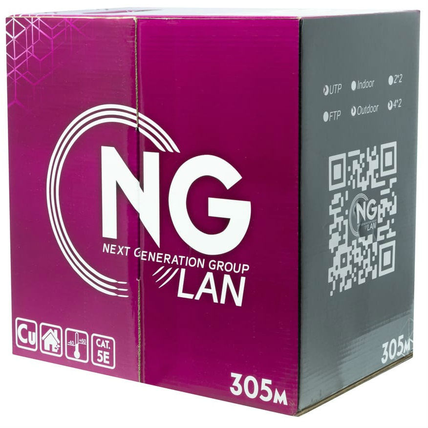 Кабель NG LAN UTP CAT-5e Cu 4 х 2 х 0.5 305 м (4021), зовнішня UTP CAT-5e Cu 4*2*0.5, 305m
Кабель NG LAN UTP CAT-5e Cu 4 х 2 х 0.5 305 м (4021), зовнішня UTP CAT-5e Cu 4*2*0.5, 305m