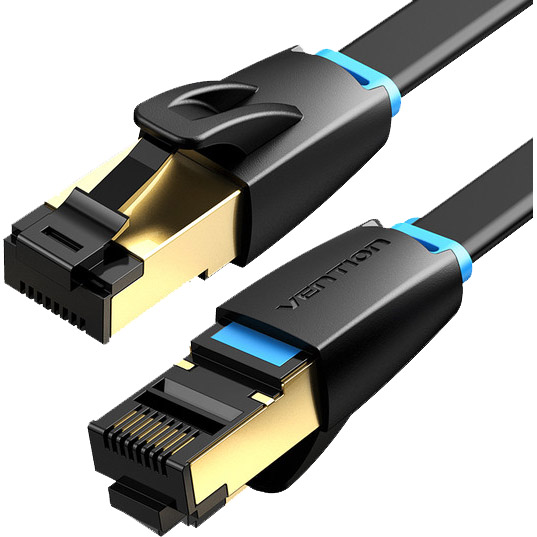 Патч-корд Vention CAT 8 SFTP Ethernet Flat 3 м Black (IKCBI), Патч-корд CAT 8 SFTP Ethernet Flat,
Патч-корд Vention CAT 8 SFTP Ethernet Flat 3 м Black (IKCBI), Патч-корд CAT 8 SFTP Ethernet Flat,