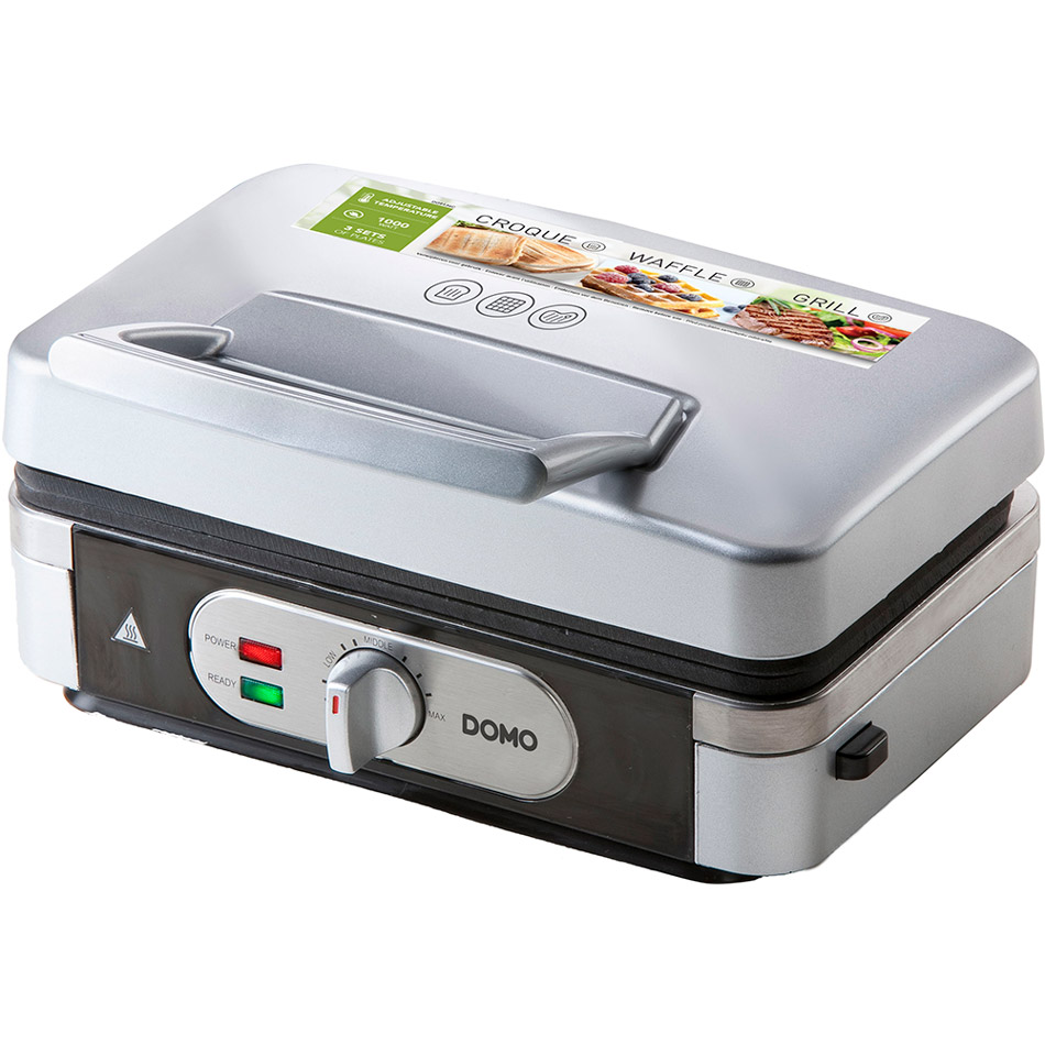 Бутербродница DOMO Snack maker 3 in 1 (do9136c), Вафельниця-Сендвічниця Snack maker 3 in 1
Бутербродница DOMO Snack maker 3 in 1 (do9136c), Вафельниця-Сендвічниця Snack maker 3 in 1