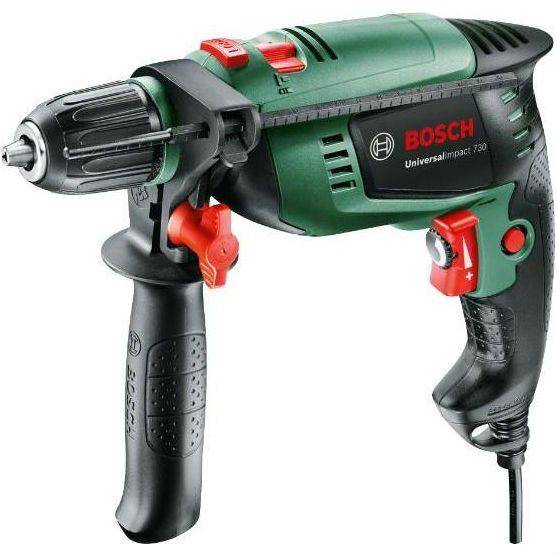 Дрель ударная BOSCH Universal Impact 730, 700 Вт (0.603.131.022), Дрель ударная UniversalImpact 730, 700 Вт
Дрель ударная BOSCH Universal Impact 730, 700 Вт (0.603.131.022), Дрель ударная UniversalImpact 730, 700 Вт
