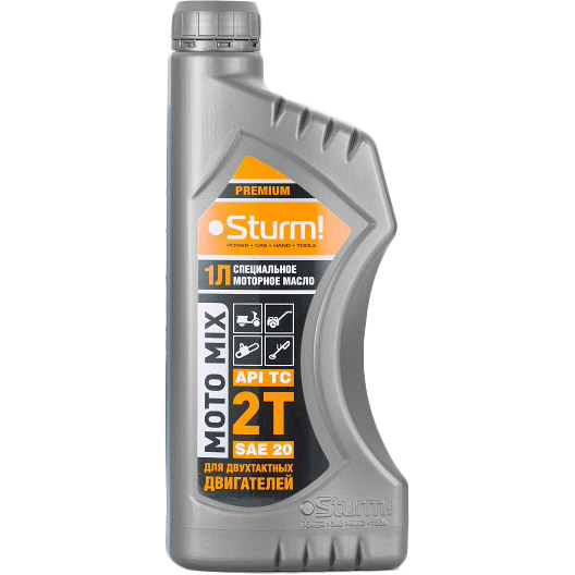 Масло моторное STURM MotoMix 2T 1 л (MOS-2T-1L), Олива для 2-х такт.двигунів MotoMix 2T, 1л
Масло моторное STURM MotoMix 2T 1 л (MOS-2T-1L), Олива для 2-х такт.двигунів MotoMix 2T, 1л