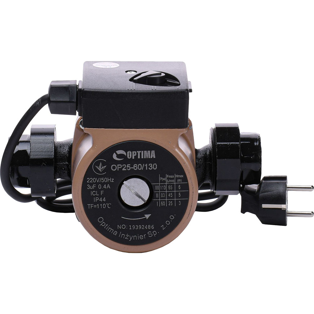 Насос циркуляционный OPTIMA OP25-60 130 мм, Насос OP25-60 130мм + гайки, + кабель з вилкою
Насос циркуляционный OPTIMA OP25-60 130 мм, Насос OP25-60 130мм + гайки, + кабель з вилкою
