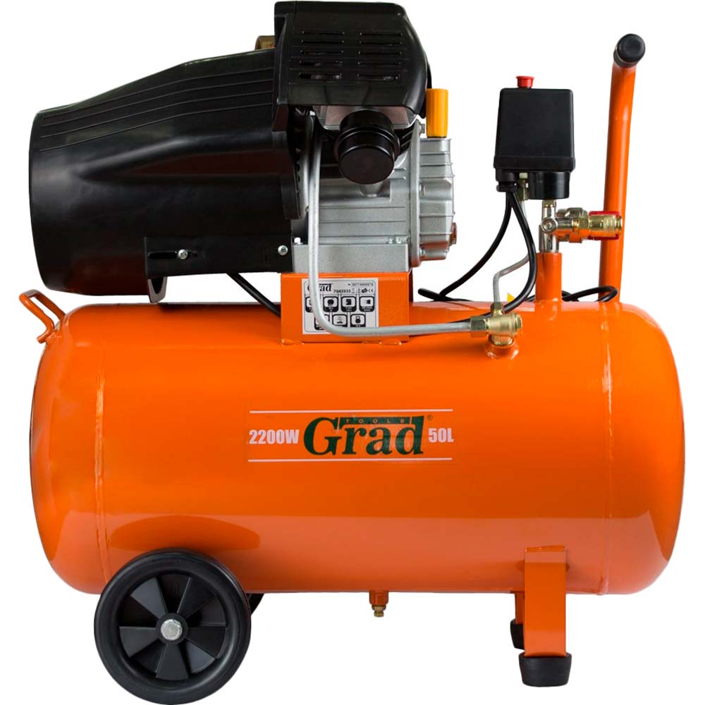 Компрессор GRAD V 2.2кВт 386 л/хв 8 бар 50л 2 крана (7043935), компресор V 2.2кВт 386л/хв 8бар 50л (2 крана)
Компрессор GRAD V 2.2кВт 386 л/хв 8 бар 50л 2 крана (7043935), компресор V 2.2кВт 386л/хв 8бар 50л (2 крана)