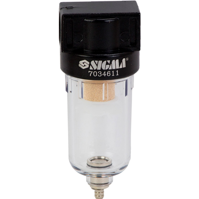 Фильтр-влагоотделитель SIGMA 500 л/мин 1/4" (7034611), фільтр-вологовіддільник 500л/хв 1/4"
Фильтр-влагоотделитель SIGMA 500 л/мин 1/4" (7034611), фільтр-вологовіддільник 500л/хв 1/4"