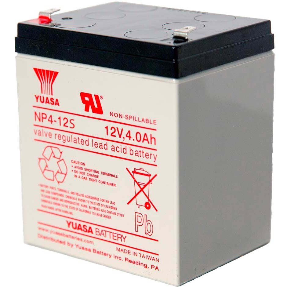 Аккумуляторная батарея Yuasa 12V 4Ah (NP4-12s), Батарея до ДБЖ 12В 4 Ач (NP4-12s)
Аккумуляторная батарея Yuasa 12V 4Ah (NP4-12s), Батарея до ДБЖ 12В 4 Ач (NP4-12s)