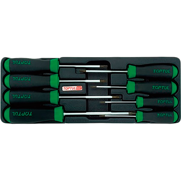 Набор отверток TOPTUL TORX T9-T40 8 ед. (GAAT0813), Набір відкруток TORX T9-T40 8од. GAAT0813
Набор отверток TOPTUL TORX T9-T40 8 ед. (GAAT0813), Набір відкруток TORX T9-T40 8од. GAAT0813