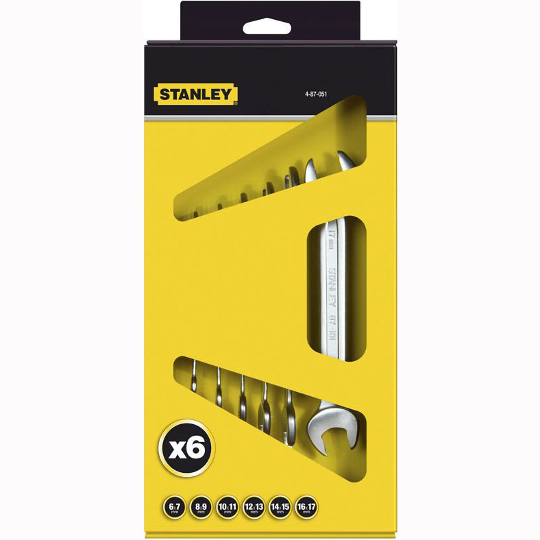 Набор ключей STANLEY MaxiDrive Plus (4-87-051), MaxiDrive Plus ключей рожковых 6 шт (4-87-051)
Набор ключей STANLEY MaxiDrive Plus (4-87-051), MaxiDrive Plus ключей рожковых 6 шт (4-87-051)