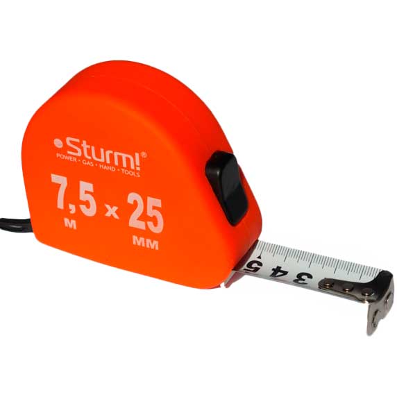 Рулетка 7,5 м Х 25 мм автостоп Soft Touch Sturm! (3100203), Рулетка 7,5мх25мм Soft Touch!
Рулетка 7,5 м Х 25 мм автостоп Soft Touch Sturm! (3100203), Рулетка 7,5мх25мм Soft Touch!
