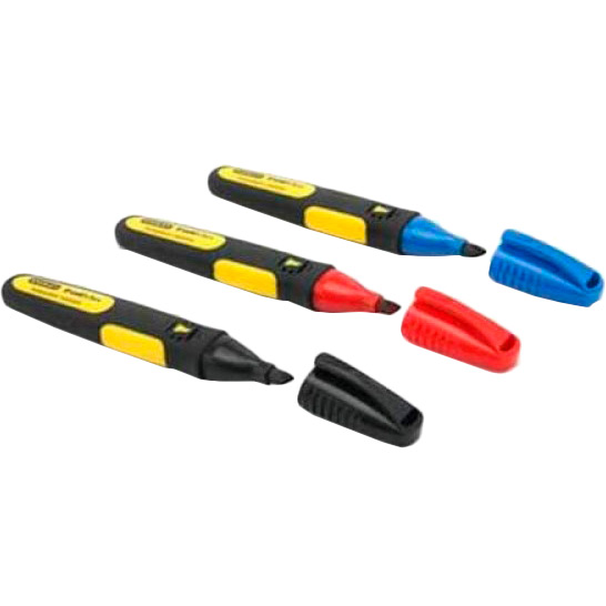 Набор маркеров STANLEY FatMax Black/Red/Blue 3 шт, Маркер "FatMax" зі стійкими чорнилами
Набор маркеров STANLEY FatMax Black/Red/Blue 3 шт, Маркер "FatMax" зі стійкими чорнилами