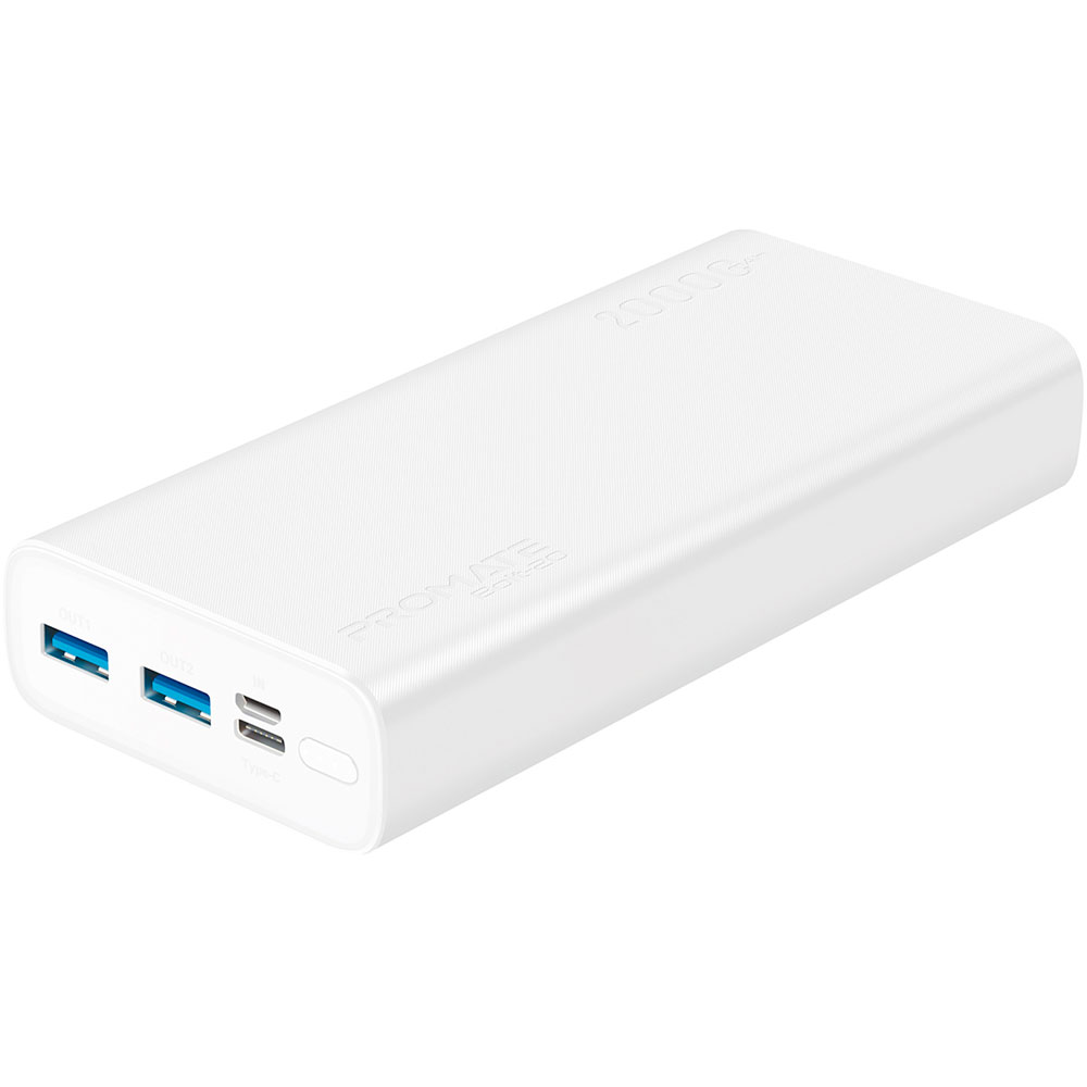Powerbank PROMATE Bolt-20 20000mAh White (bolt-20.white), Bolt-20 20000mAh White
Powerbank PROMATE Bolt-20 20000mAh White (bolt-20.white), Bolt-20 20000mAh White