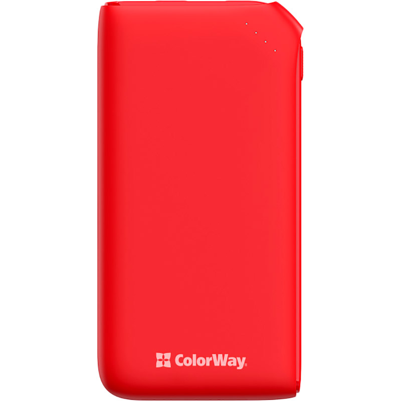 Powerbank COLORWAY 10000 mAh Soft touch QC3.0 Red (CW-PB100LPE3RD-PD), 10000 mAh Soft touch (USB QC3.0 + USB-C
Powerbank COLORWAY 10000 mAh Soft touch QC3.0 Red (CW-PB100LPE3RD-PD), 10000 mAh Soft touch (USB QC3.0 + USB-C