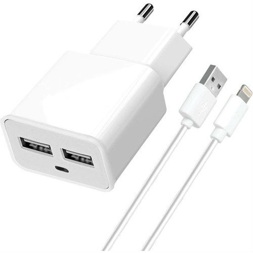 Зарядное устройство FLORENCE 2USB 3A + Lightning cable White (FW-2U030W-L), 2USB 3A + Lightning cable White (FW-2U030W-L)
Зарядное устройство FLORENCE 2USB 3A + Lightning cable White (FW-2U030W-L), 2USB 3A + Lightning cable White (FW-2U030W-L)