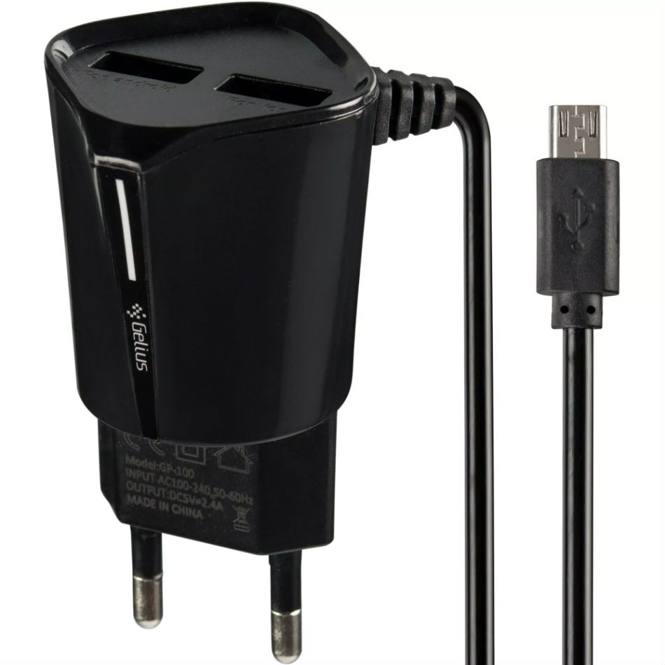 Зарядное устройство GELIUS Pro Edition Auto ID 2USB + MicroUSB 2.4A Black (65141), Pro Edition Auto ID 2USB + MicroUSB 2.4A Black
Зарядное устройство GELIUS Pro Edition Auto ID 2USB + MicroUSB 2.4A Black (65141), Pro Edition Auto ID 2USB + MicroUSB 2.4A Black