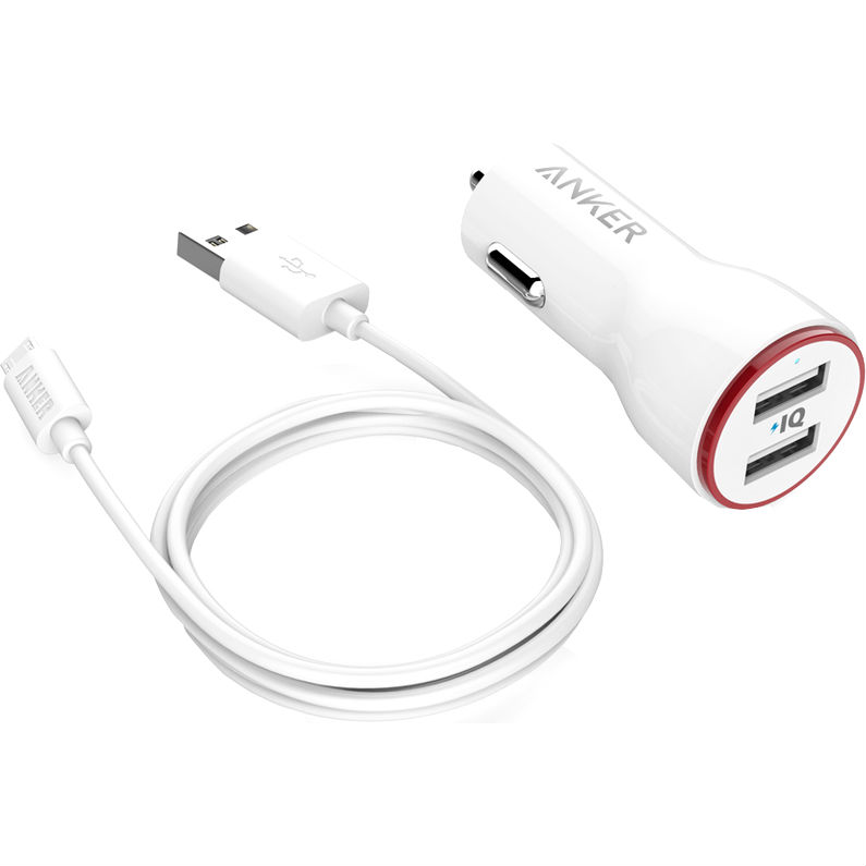 Зарядное устройство ANKER PowerDrive 2 24W + micro USB 0.9 m V3 White (B2310H21), PowerDrive 2 24W + micro USB 0.9m
Зарядное устройство ANKER PowerDrive 2 24W + micro USB 0.9 m V3 White (B2310H21), PowerDrive 2 24W + micro USB 0.9m