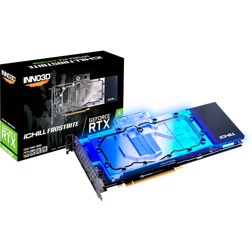 Видеокарта INNO3D GeForce RTX2080 SUPER 8GB 256bit 1845/15500Mhz (C208SB-08D6X-1180FROS), GeForce RTX2080 SUPER iChill Frostbite 8GB 256bit
Видеокарта INNO3D GeForce RTX2080 SUPER 8GB 256bit 1845/15500Mhz (C208SB-08D6X-1180FROS), GeForce RTX2080 SUPER iChill Frostbite 8GB 256bit