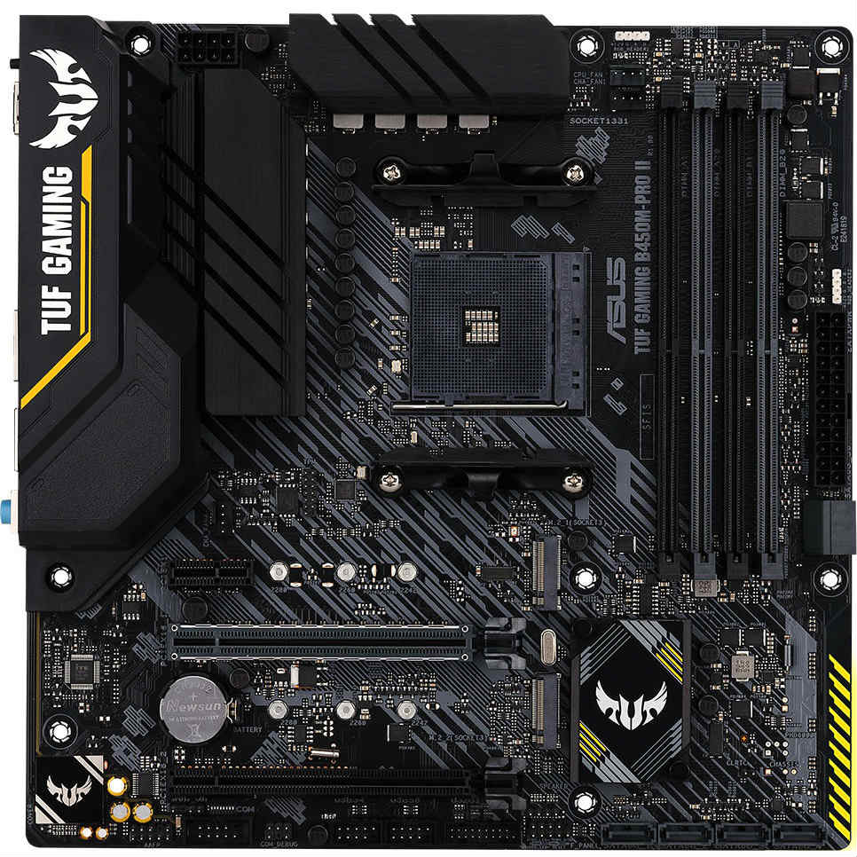 Материнская плата ASUS TUF GAM B450M-PRO II sAM4 mATX (TUF_GAM_B450M-PRO_II), TUF GAM B450M-PRO II sAM4 mATX
Материнская плата ASUS TUF GAM B450M-PRO II sAM4 mATX (TUF_GAM_B450M-PRO_II), TUF GAM B450M-PRO II sAM4 mATX