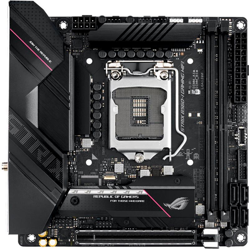 Материнская плата ASUS STRIX B560-I GAMING WIFI (STRIX_B560-I_GAMING_WIFI), STRIX B560-I GAMING WIFI
Материнская плата ASUS STRIX B560-I GAMING WIFI (STRIX_B560-I_GAMING_WIFI), STRIX B560-I GAMING WIFI