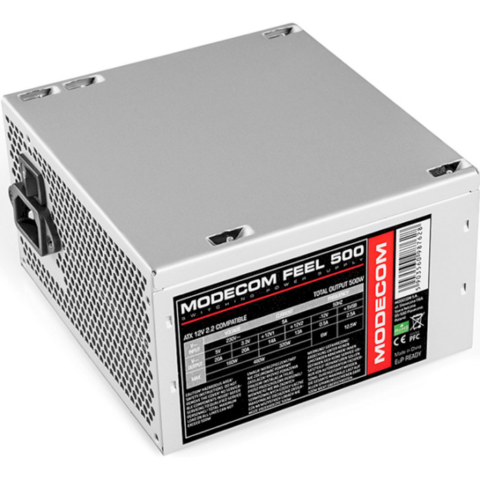 Блок питания MODECOM FEEL 500W (ZAS-FEEL-00-500-ATX-PFC), FEEL 500W (ZAS-FEEL-00-500-ATX-PFC)
Блок питания MODECOM FEEL 500W (ZAS-FEEL-00-500-ATX-PFC), FEEL 500W (ZAS-FEEL-00-500-ATX-PFC)