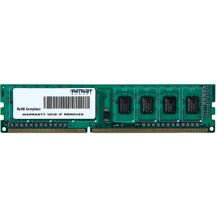 Модуль памяти Patriot DDR3 4GB 1600Mhz (PSD34G160081), Память для ПК Patriot DDR3 1600 4GB 1.5V
Модуль памяти Patriot DDR3 4GB 1600Mhz (PSD34G160081), Память для ПК Patriot DDR3 1600 4GB 1.5V