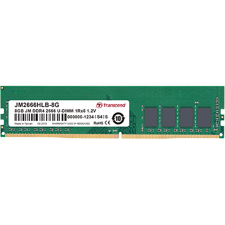 Модуль памяти TRANSCEND DDR4 2666 8GB (JM2666HLG-8G), DDR4 2666 8GB (JM2666HLG-8G)
Модуль памяти TRANSCEND DDR4 2666 8GB (JM2666HLG-8G), DDR4 2666 8GB (JM2666HLG-8G)